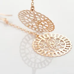 Histoire d'Or Boucles D'oreilles Pendantes Rotonda Argent Rose* Boucles D'Oreilles|Boucles D'Oreilles Fantaisie