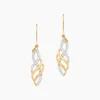 Histoire d'Or Boucles D'Oreilles Pendantes Sumati Or Jaune Oxyde De Zirconium* Boucles D'Oreilles|Boucles D'Oreilles Pendantes