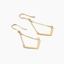 Histoire d'Or Boucles D'oreilles Pendantes Ella Or Jaune* Boucles D'Oreilles|Boucles D'Oreilles Pendantes