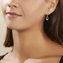 Histoire d'Or Boucles D'oreilles Pendantes Or Blanc Abilene Diamants* Boucles D'Oreilles|Boucles D'Oreilles Pendantes