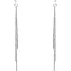 Sale Histoire d'Or Boucles D'oreilles Pendantes Yalle Argent Blanc
