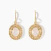 Histoire d'Or Boucles D'oreilles Pendantes Linna Plaqué Or Jaune Pierre De Lune* Boucles D'Oreilles|Boucles D'Oreilles Fantaisie