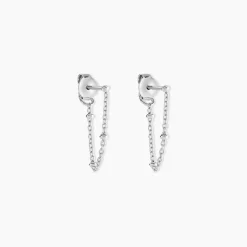 Histoire d'Or Boucles D'oreilles Pendantes Leent Argent Blanc* Boucles D'Oreilles|Boucles D'Oreilles Fantaisie