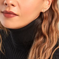 Clearance Histoire d'Or Boucles D'oreilles Pendantes Esmerald Rendez-vous Or Jaune Emeraude