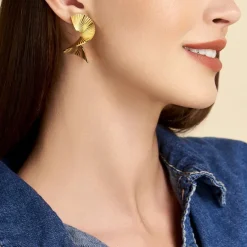 Histoire d'Or Boucles D'oreilles Pendantes Scarlett Acier Jaune* Boucles D'Oreilles|Boucles D'Oreilles Fantaisie