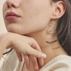 Histoire d'Or Boucles D'oreilles Pendantes Charlyn Argent Blanc* Boucles D'Oreilles|Boucles D'Oreilles Fantaisie