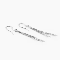 Histoire d'Or Boucles D'oreilles Pendantes Ginevra Argent Blanc* Boucles D'Oreilles|Boucles D'Oreilles Fantaisie