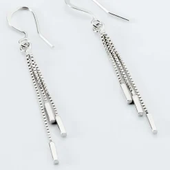 Histoire d'Or Boucles D'oreilles Pendantes Ginevra Argent Blanc* Boucles D'Oreilles|Boucles D'Oreilles Fantaisie