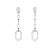 Histoire d'Or Boucles D'oreilles Pendantes Soho Argent Blanc* Boucles D'Oreilles|Boucles D'Oreilles Fantaisie