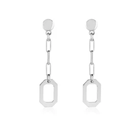 Histoire d'Or Boucles D'oreilles Pendantes Soho Argent Blanc* Boucles D'Oreilles|Boucles D'Oreilles Fantaisie