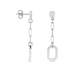 Histoire d'Or Boucles D'oreilles Pendantes Soho Argent Blanc* Boucles D'Oreilles|Boucles D'Oreilles Fantaisie