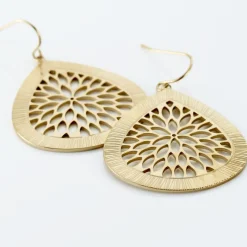 Histoire d'Or Boucles D'oreilles Pendantes Acier Doré Iwona* Boucles D'Oreilles|Boucles D'Oreilles Fantaisie