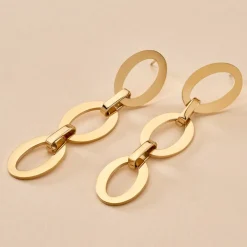 Histoire d'Or Boucles D'oreilles Pendantes Sprita Acier Doré* Boucles D'Oreilles|Boucles D'Oreilles Fantaisie
