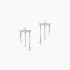 Histoire d'Or Boucles D'oreilles Pendantes Marsala Argent Blanc Oxyde De Zirconium* Boucles D'Oreilles|Boucles D'Oreilles Fantaisie