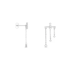 Histoire d'Or Boucles D'oreilles Pendantes Marsala Argent Blanc Oxyde De Zirconium* Boucles D'Oreilles|Boucles D'Oreilles Fantaisie