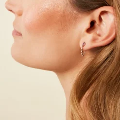 Histoire d'Or Boucles D'Oreilles Pendantes Jardin Secret Or Jaune Améthyste Oxyde De Zirconium* Boucles D'Oreilles|Boucles D'Oreilles Pendantes