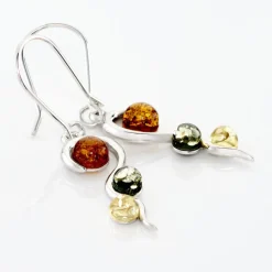 Histoire d'Or Boucles D'oreilles Pendantes Murriel Argent Blanc Ambre* Boucles D'Oreilles|Boucles D'Oreilles Pendantes