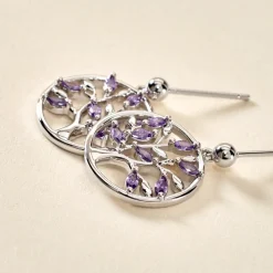 Histoire d'Or Boucles D'oreilles Pendantes Venka Argent Blanc Oxyde De Zirconium* Boucles D'Oreilles|Boucles D'Oreilles Fantaisie