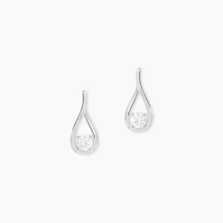 Histoire d'Or Boucles D'oreilles Pendantes Paloma Argent Blanc Oxyde De Zirconium* Boucles D'Oreilles|Boucles D'Oreilles Fantaisie