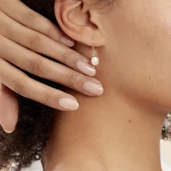 Histoire d'Or Boucles D'oreilles Pendantes Baroque Or Jaune Perle De Culture* Boucles D'Oreilles|Boucles D'Oreilles Pendantes