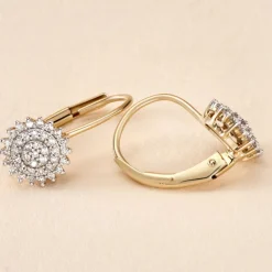 Histoire d'Or Boucles D'oreilles Pendantes Veronick Or Jaune Diamant* Boucles D'Oreilles|Boucles D'Oreilles Pendantes