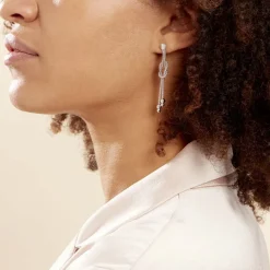 Histoire d'Or Boucles D'oreilles Pendantes Deauville Argent Blanc* Boucles D'Oreilles|Boucles D'Oreilles Fantaisie