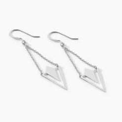 Histoire d'Or Boucles D'oreilles Pendantes Tylee Argent Blanc* Boucles D'Oreilles|Boucles D'Oreilles Fantaisie