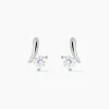 Clearance Histoire d'Or Boucles D'oreilles Pendantes April Argent Blanc Oxyde De Zirconium
