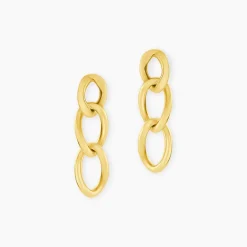 Histoire d'Or Boucles D'Oreilles Pendantes Mayna Acier Jaune* Boucles D'Oreilles|Boucles D'Oreilles Fantaisie