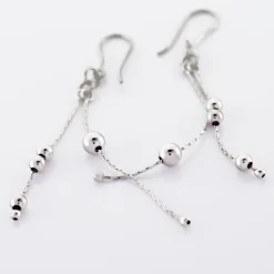 Histoire d'Or Boucles D'oreilles Pendantes Manou Argent Blanc* Boucles D'Oreilles|Boucles D'Oreilles Fantaisie