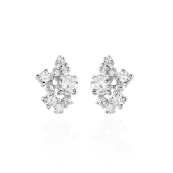 Histoire d'Or Boucles D'oreilles Pendantes Amissa Argent Blanc Oxyde De Zirconium* Boucles D'Oreilles|Boucles D'Oreilles Fantaisie