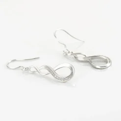 Histoire d'Or Boucles D'oreilles Pendantes Ayhan Argent Blanc Oxyde De Zirconium