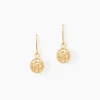 New Histoire d'Or Boucles D'oreilles Pendantes Fidelia Boules Or Jaune