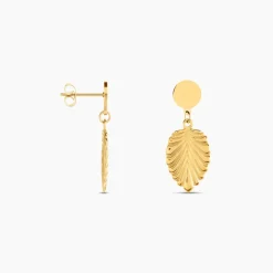 Discount Histoire d'Or Boucles D'oreilles Pendantes Hristina Acier Jaune