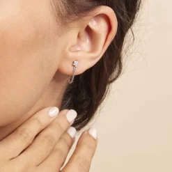 Histoire d'Or Boucles D'oreilles Pendantes Argent Blanc Tamako Oxydes De Zirconium* Boucles D'Oreilles|Boucles D'Oreilles Fantaisie