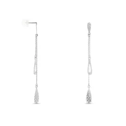 Histoire d'Or Boucles D'oreilles Pendantes Anila Gouttes Or Blanc* Boucles D'Oreilles|Boucles D'Oreilles Pendantes