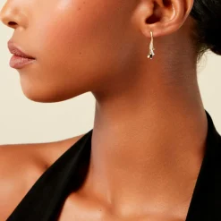 Histoire d'Or Boucles D'Oreilles Pendantes Usha Or Jaune Saphir* Boucles D'Oreilles|Boucles D'Oreilles Pendantes