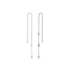 Histoire d'Or Boucles D'oreilles Pendantes Themis Argent Blanc Oxyde De Zirconium* Boucles D'Oreilles|Boucles D'Oreilles Fantaisie