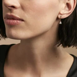 Online Histoire d'Or Boucles D'oreilles Pendantes Pear C Or Jaune Diamant