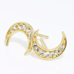 Histoire d'Or Boucles D'oreilles Pendantes Francoise-marie Lune Or Jaune Oxyde* Boucles D'Oreilles|Boucles D'Oreilles Pendantes