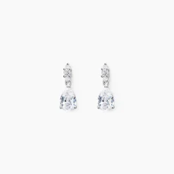 Clearance Histoire d'Or Boucles D'oreilles Pendantes Marie-helena Argent  Oxyde De Zirconium