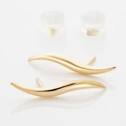 Histoire d'Or Boucles D'oreilles Pendantes Merone Vagues Or Jaune* Boucles D'Oreilles|Boucles D'Oreilles Pendantes