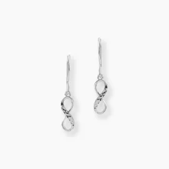 Histoire d'Or Boucles D'oreilles Pendantes Argent Blanc Teoxane* Boucles D'Oreilles|Boucles D'Oreilles Fantaisie