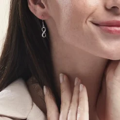 Histoire d'Or Boucles D'oreilles Pendantes Argent Blanc Teoxane* Boucles D'Oreilles|Boucles D'Oreilles Fantaisie