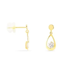 Histoire d'Or Boucles D'oreilles Pendantes Phaenna Or Jaune Oxyde De Zirconium* Boucles D'Oreilles|Boucles D'Oreilles Pendantes