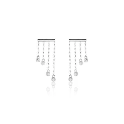 Histoire d'Or Boucles D'oreilles Pendantes Argent Blanc Edvard Oxydes De Zirconium* Boucles D'Oreilles|Boucles D'Oreilles Fantaisie