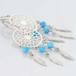 Histoire d'Or Boucles D'oreilles Pendantes Anoki Argent Blanc* Boucles D'Oreilles|Boucles D'Oreilles Fantaisie