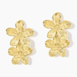 Histoire d'Or Boucles D'Oreilles Pendantes Barbade Acier Jaune* Boucles D'Oreilles|Boucles D'Oreilles Fantaisie