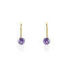 Histoire d'Or Boucles D'oreilles Pendantes Or Jaune Zoe Améthyste* Boucles D'Oreilles|Boucles D'Oreilles Pendantes