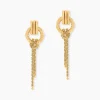 Histoire d'Or Boucles D'Oreilles Pendantes Cordelia Or Jaune